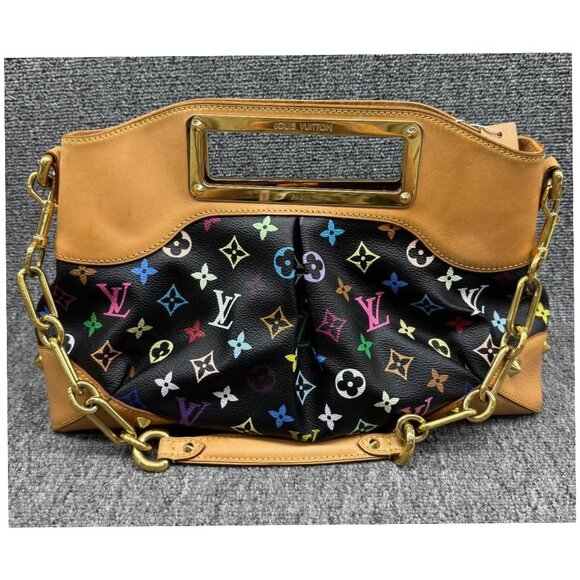 Louis Vuitton Judy Multicolor Monogram Canvas Shoulder Bag 1050-082125 - Picture 2 of 13